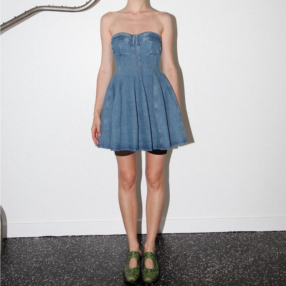 Brand new Studio 108 Denim Mini Dress